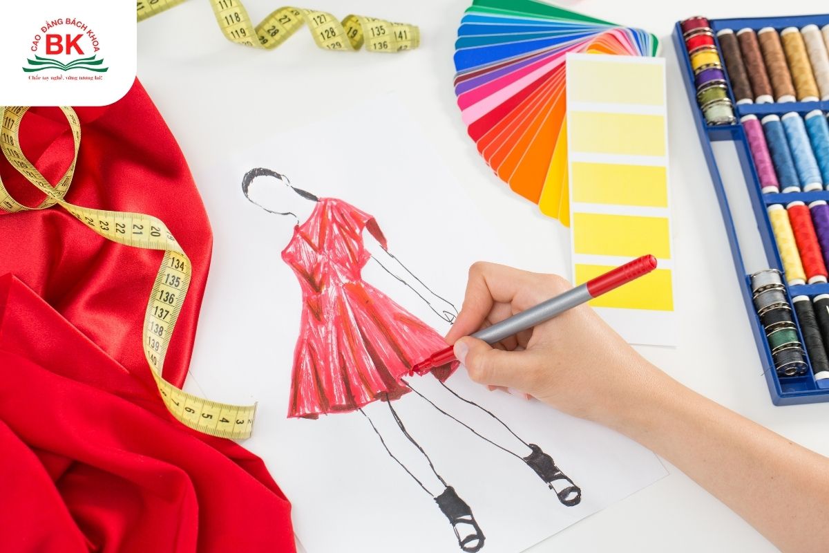 Với ba môn Toán Văn Vẽ, bạn có thể trở theo đuổi ngành Thiết kế thời trang