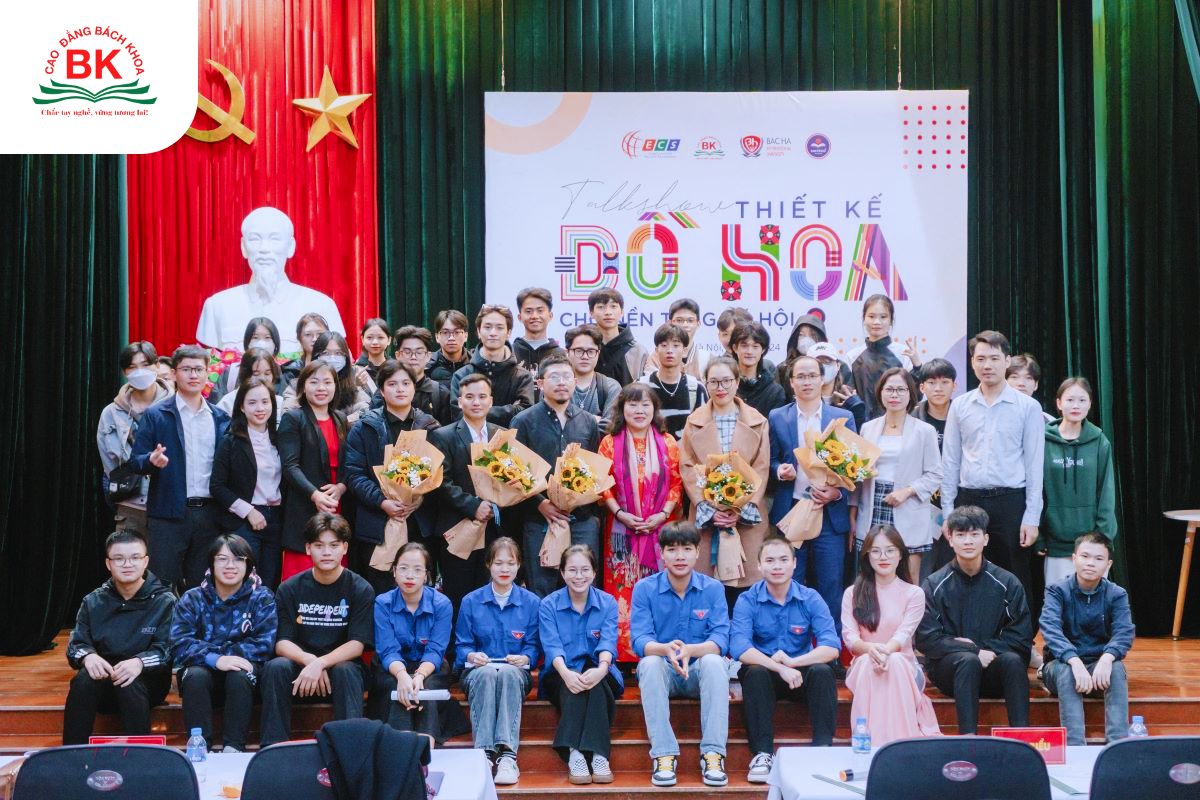 Talkshow “Thiết kế đồ họa cho nền tảng xã hội” tại Trường Cao đẳng Bách Khoa