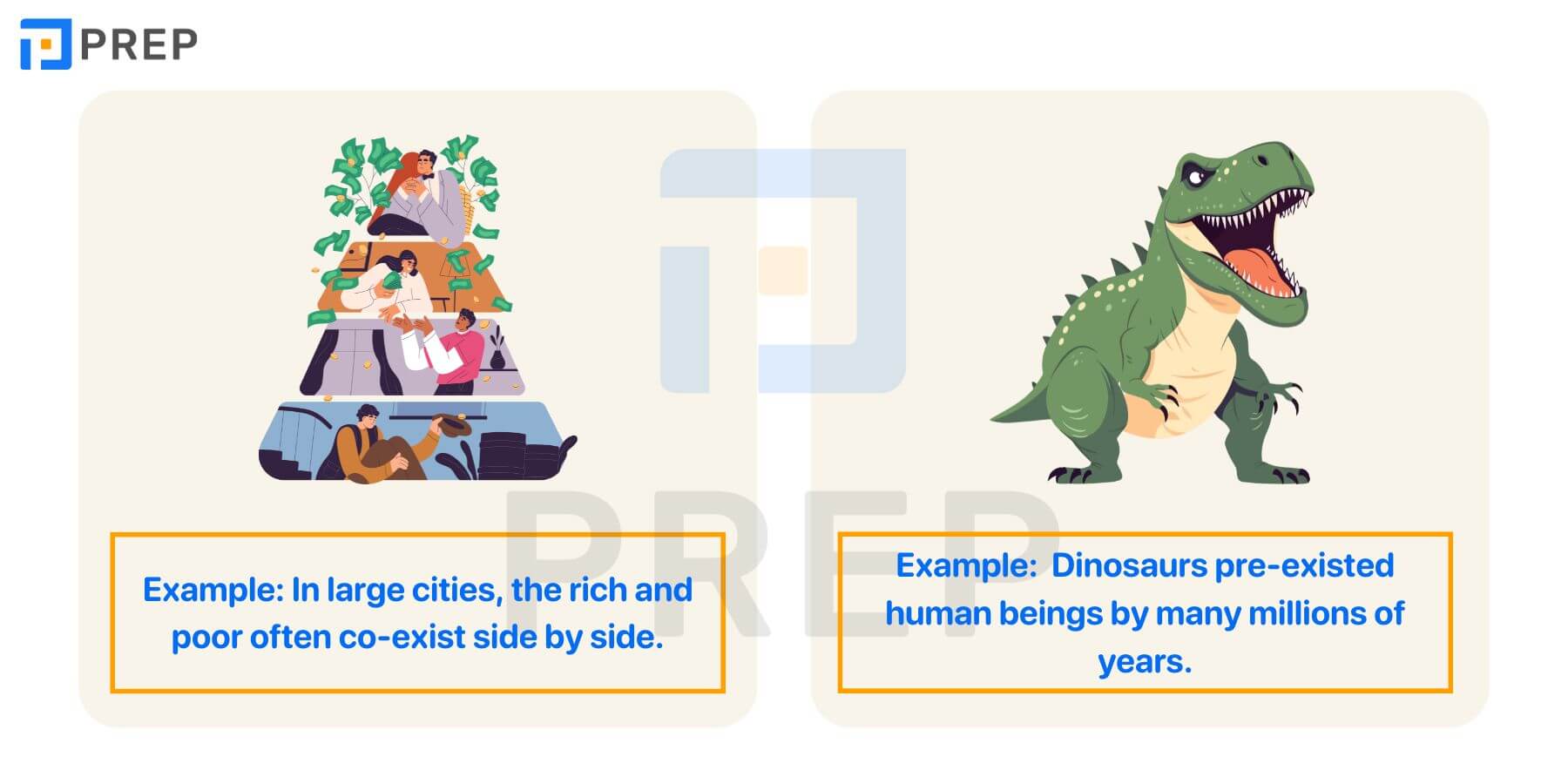 Từ và cụm từ đi kèm với Exist