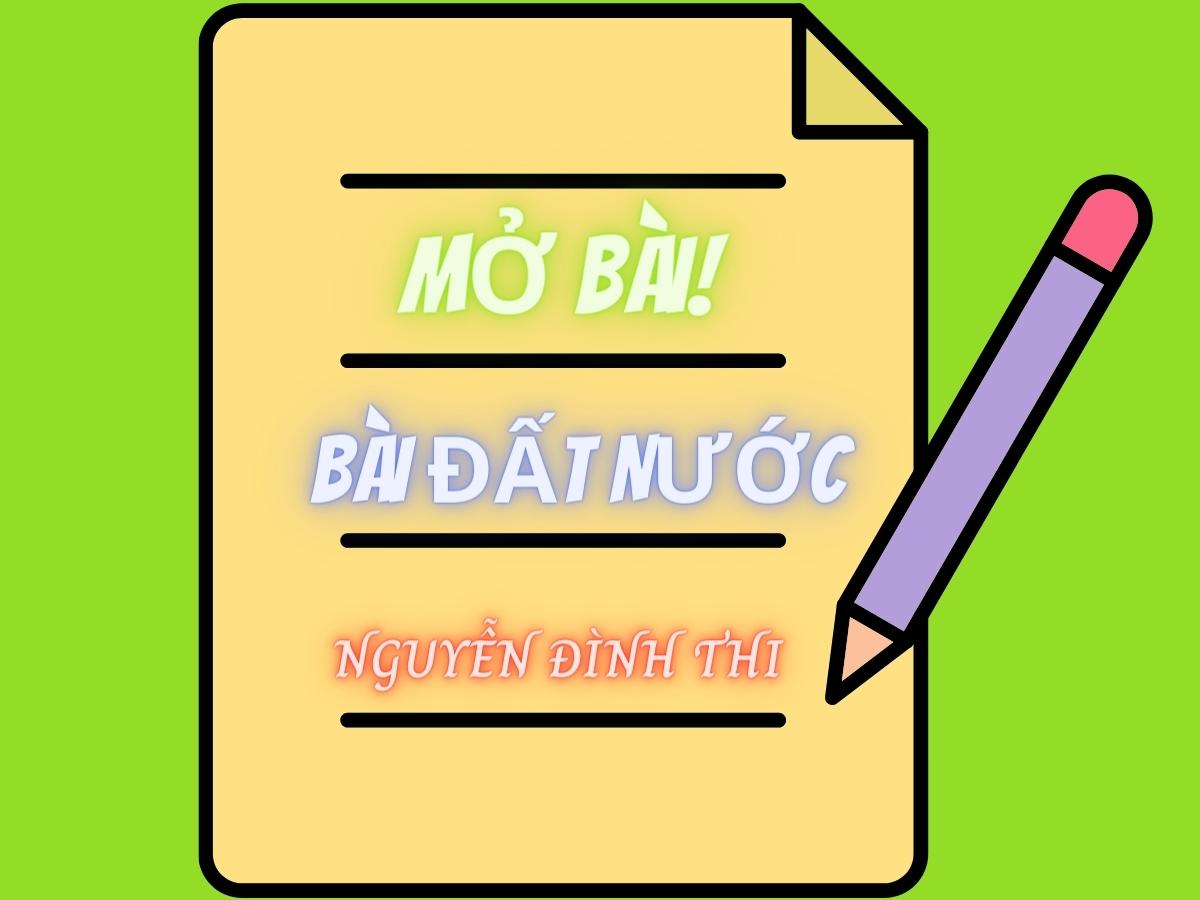 Mở bài phân tích Đất Nước Nguyễn Đình Thi
