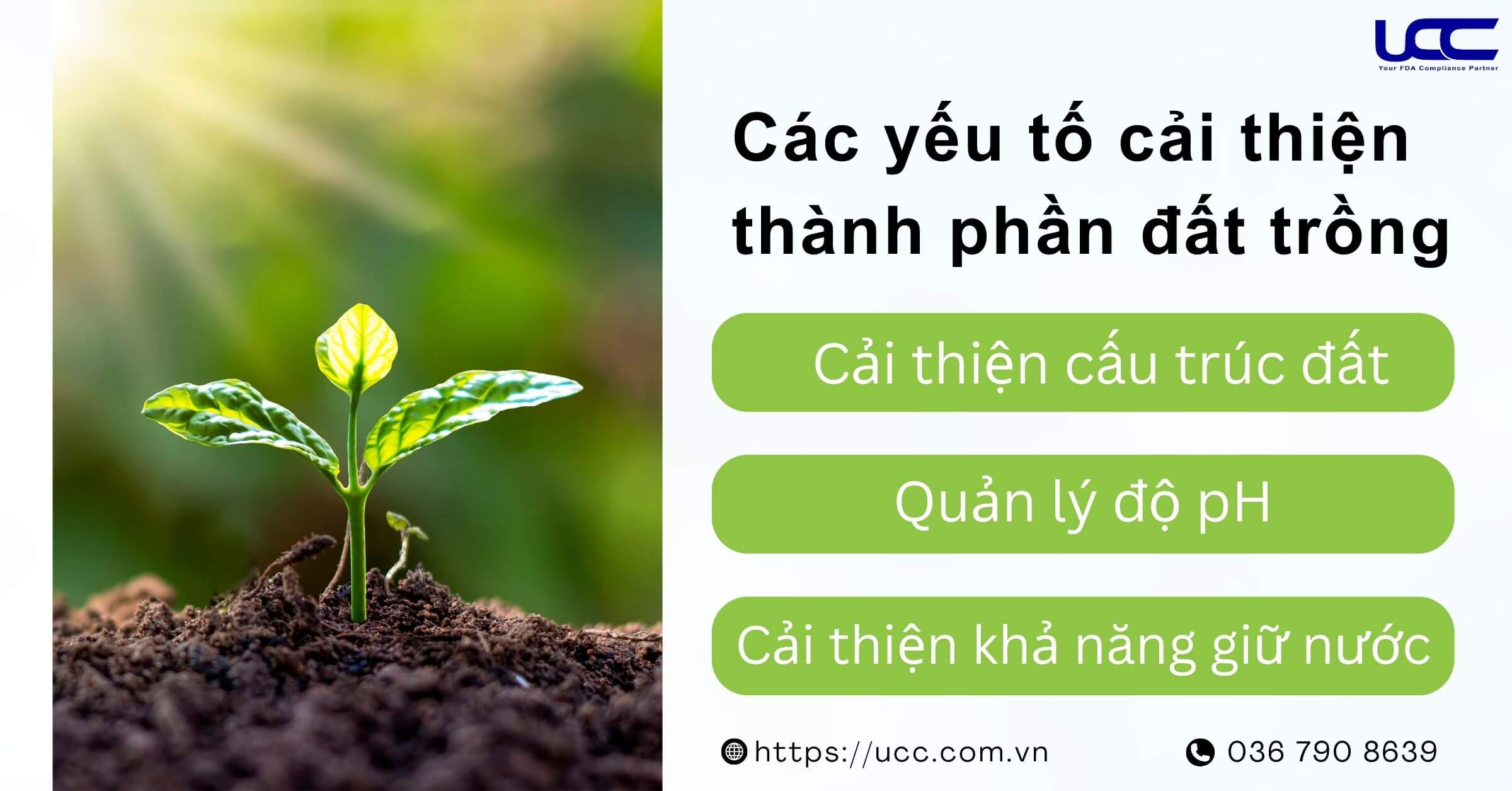 Các yếu tố ảnh hưởng đến thành phần đất trồng