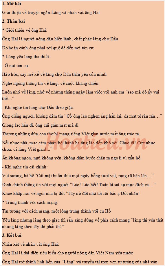 Phân tích nhân vật ông hai