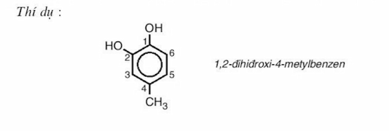 Ví dụ về phenol đa chức. (Ảnh: Sưu tầm Internet)