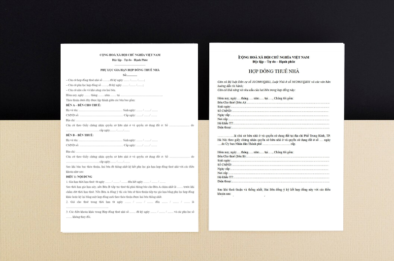 Những điều cần lưu ý khi khi lập hợp đồng gia hạn cho thuê