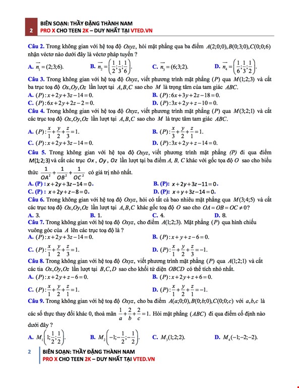 phuong trinh mat chan