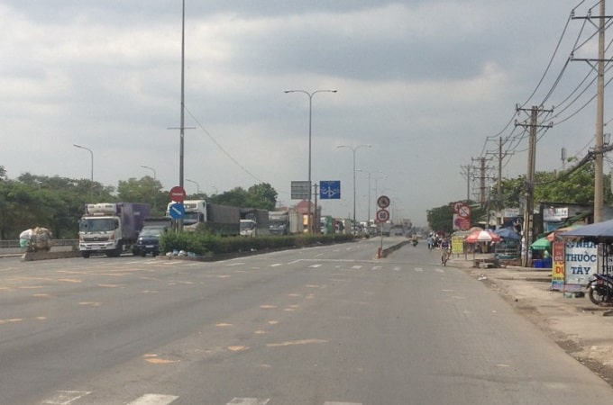 quốc lộ 1A đi qua những tỉnh nào