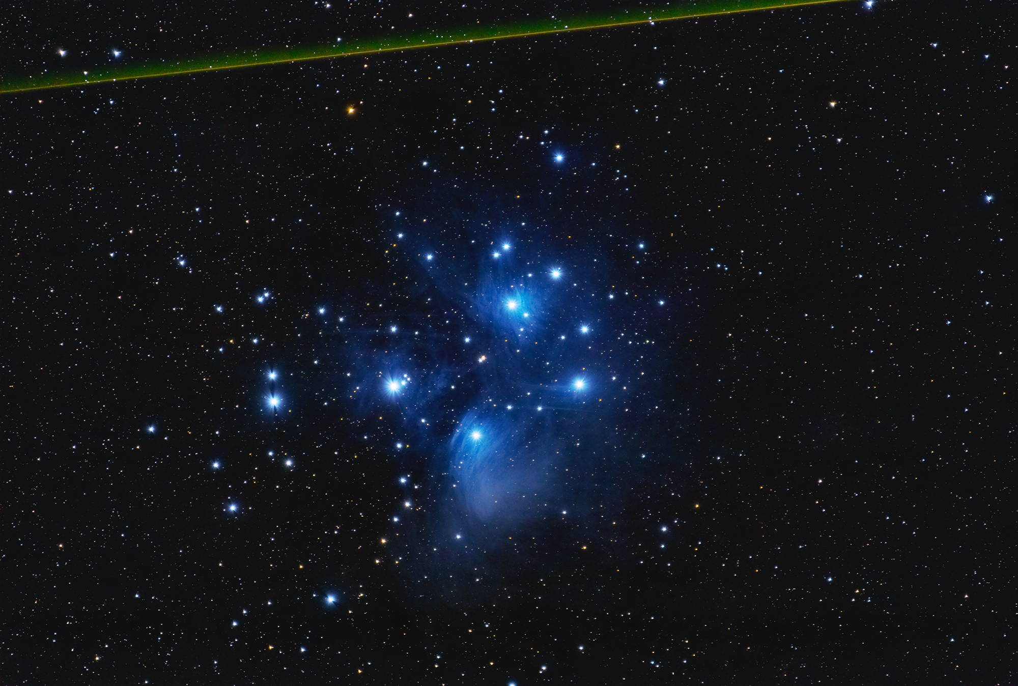 Kết quả hình ảnh cho Pleiades and meteor