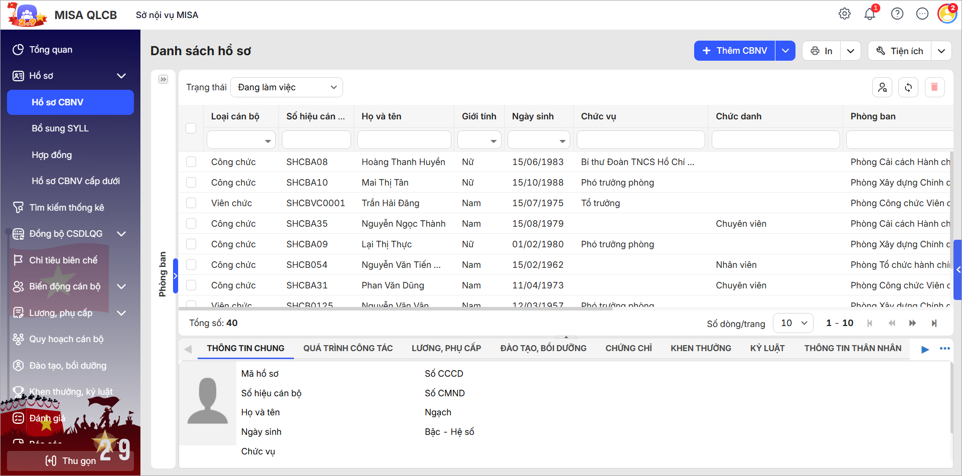 so hieu vien chuc lay o dau