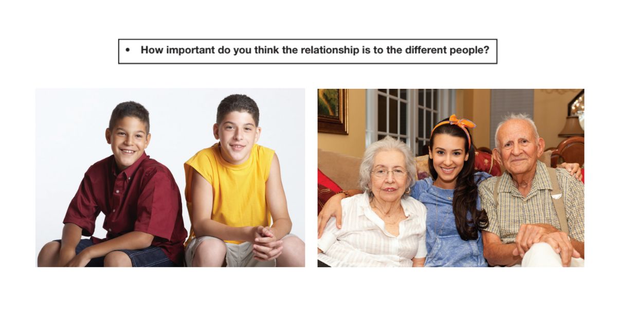 FCE Speaking Part 2 Topics relationship