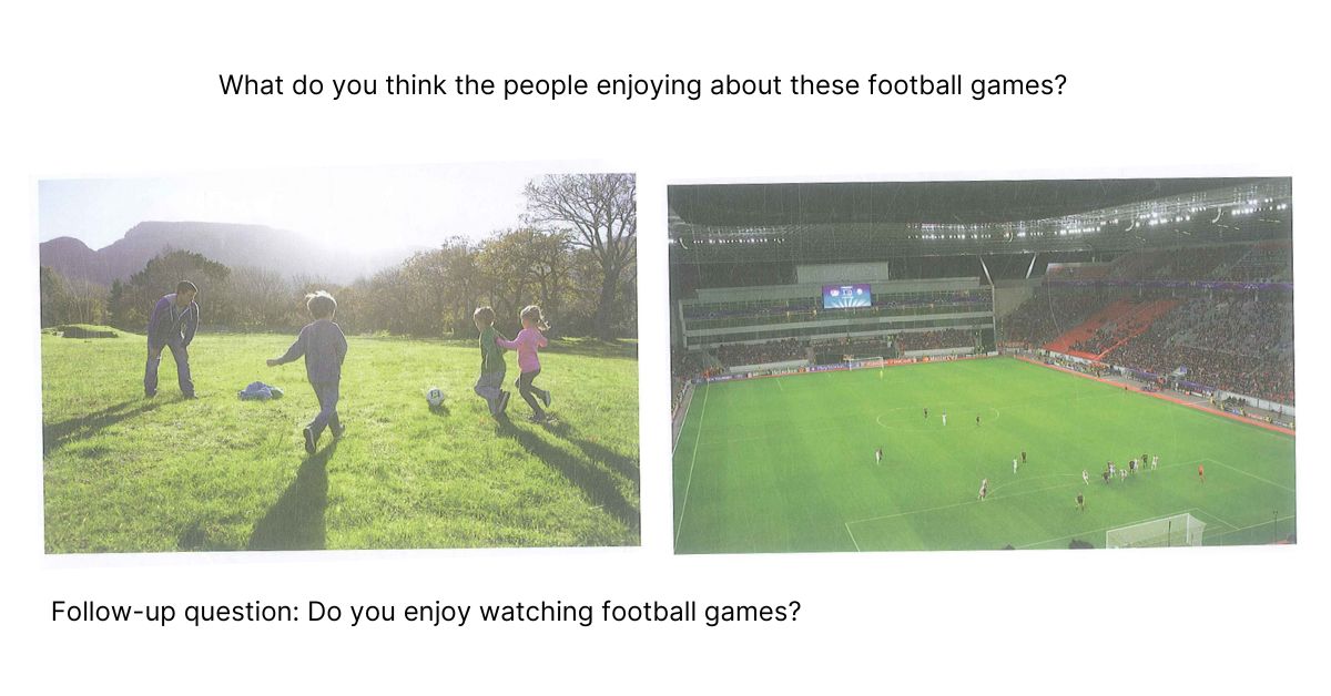 Đề thi mẫu fce speaking part 2