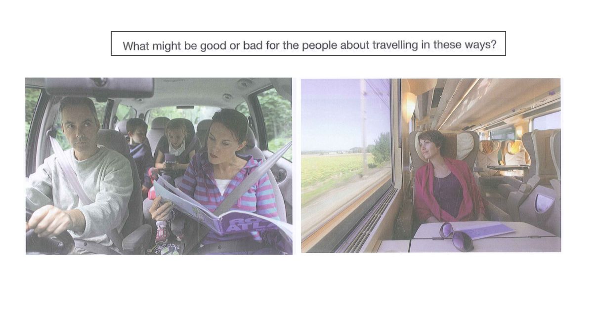 FCE Speaking Part 2 Topics transport