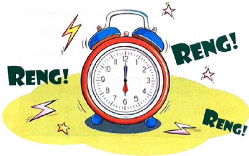 Bài đồng hồ báo thức lớp 2 chân trời sáng tạo. (Ảnh: Sưu tầm Internet)