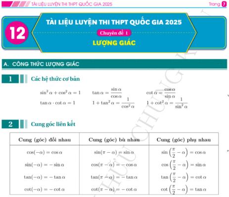 Ebook Ôn Thi THPT Quốc Gia 2025 Môn Toán PDF - Khoahocshare