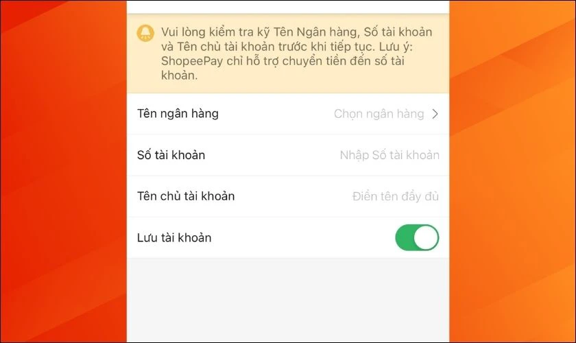 Tại sao thông tin ngân hàng hoặc CCCD không trùng khớp khi liên kết ví ShopeePay