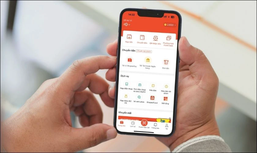 Ví ShopeePay có bao nhiêu phương pháp thanh toán?
