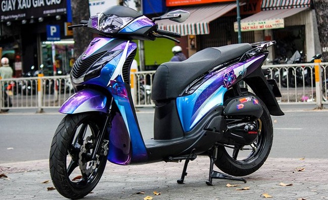 Mức phạt đối với lỗi tự ý thay đổi màu sơn xe máy (Nguồn: Internet)