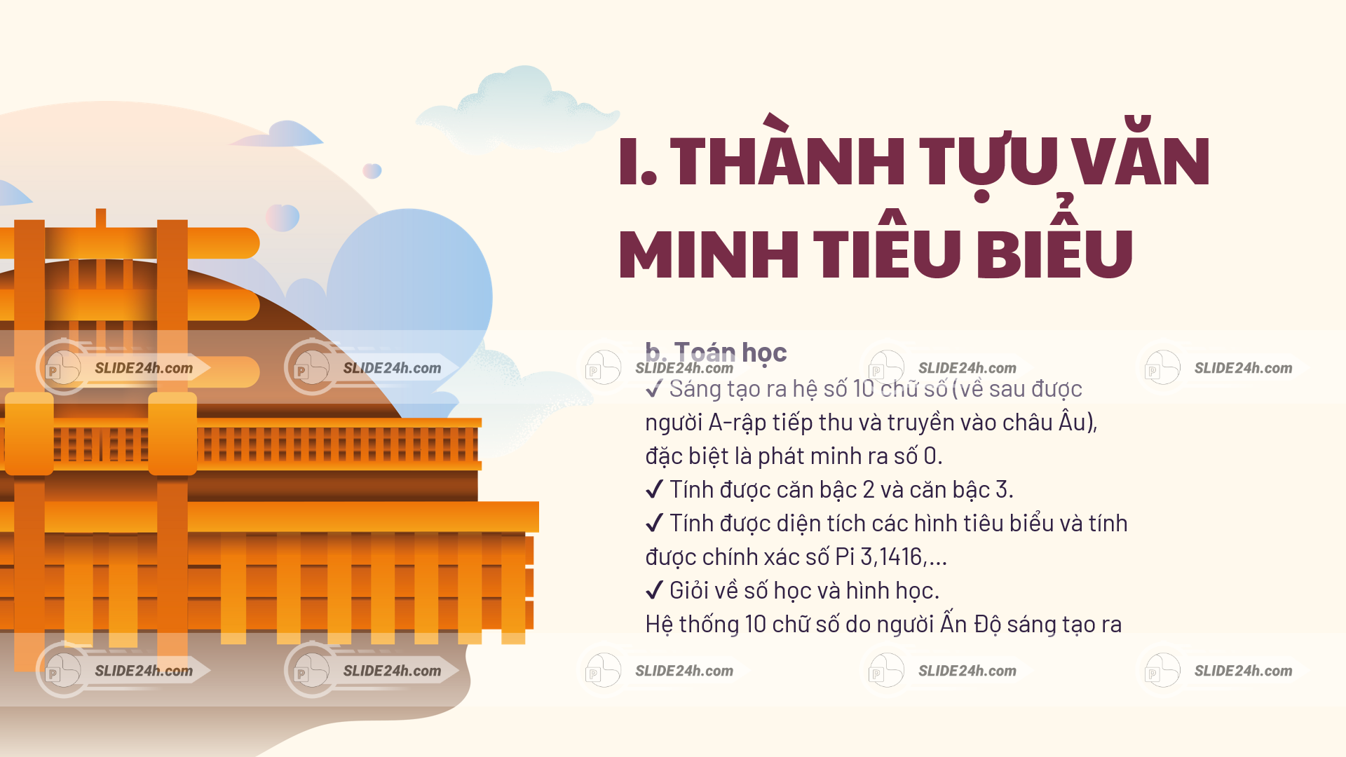 Thành tựu văn minh Ấn Độ trên các lĩnh vực