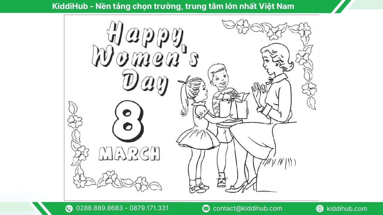 tranh to mau ve ngay 8 3 20