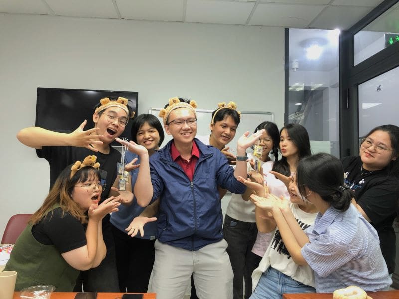 Học viên tham gia lớp học IELTS tại IPU lớp Mr. Trí