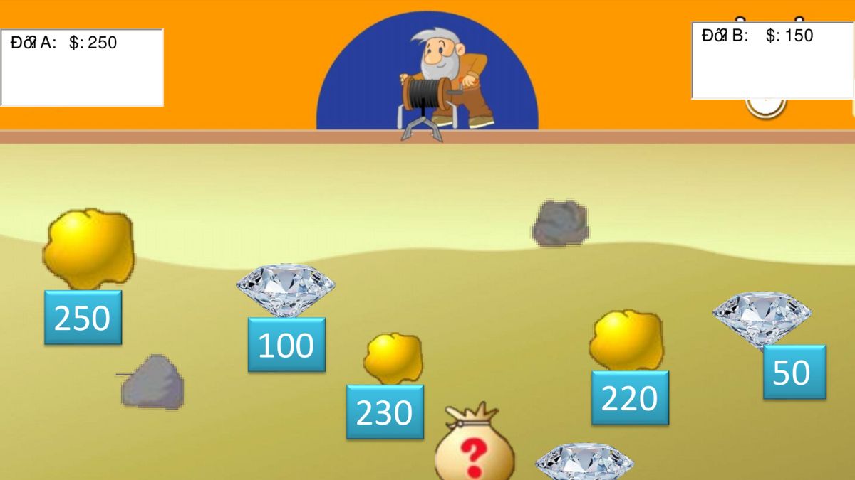 Game PowerPoint Đào vàng Game PowerPoint Đào vàng mô phỏng