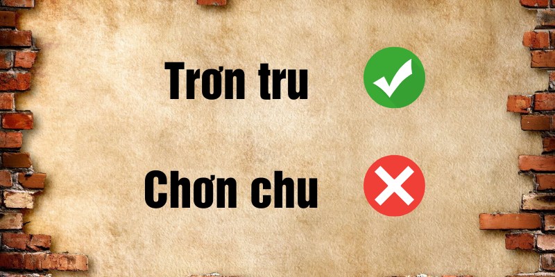 Trơn tru hay chơn chu