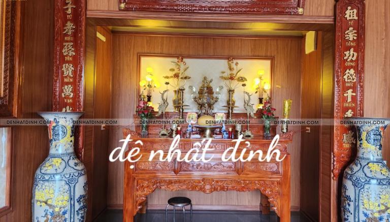 Chuyển bàn thờ sang vị trí mới cần phải sắp xếp lại các đồ thờ đúng vị trí ban đầu