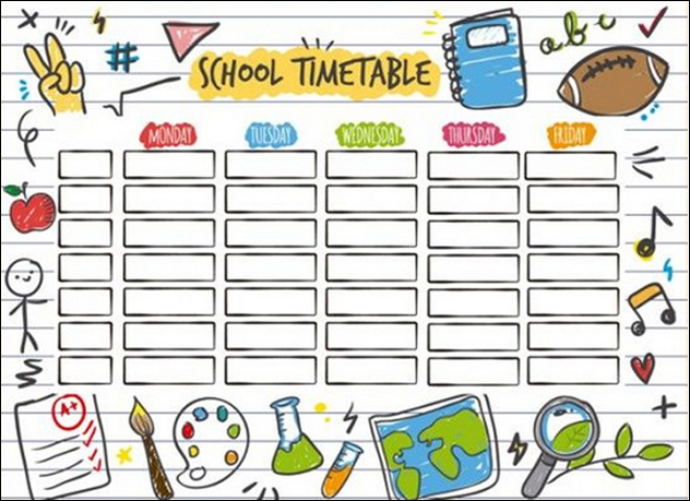 Tai mau thoi khoa bieu tieu hoc mien phi