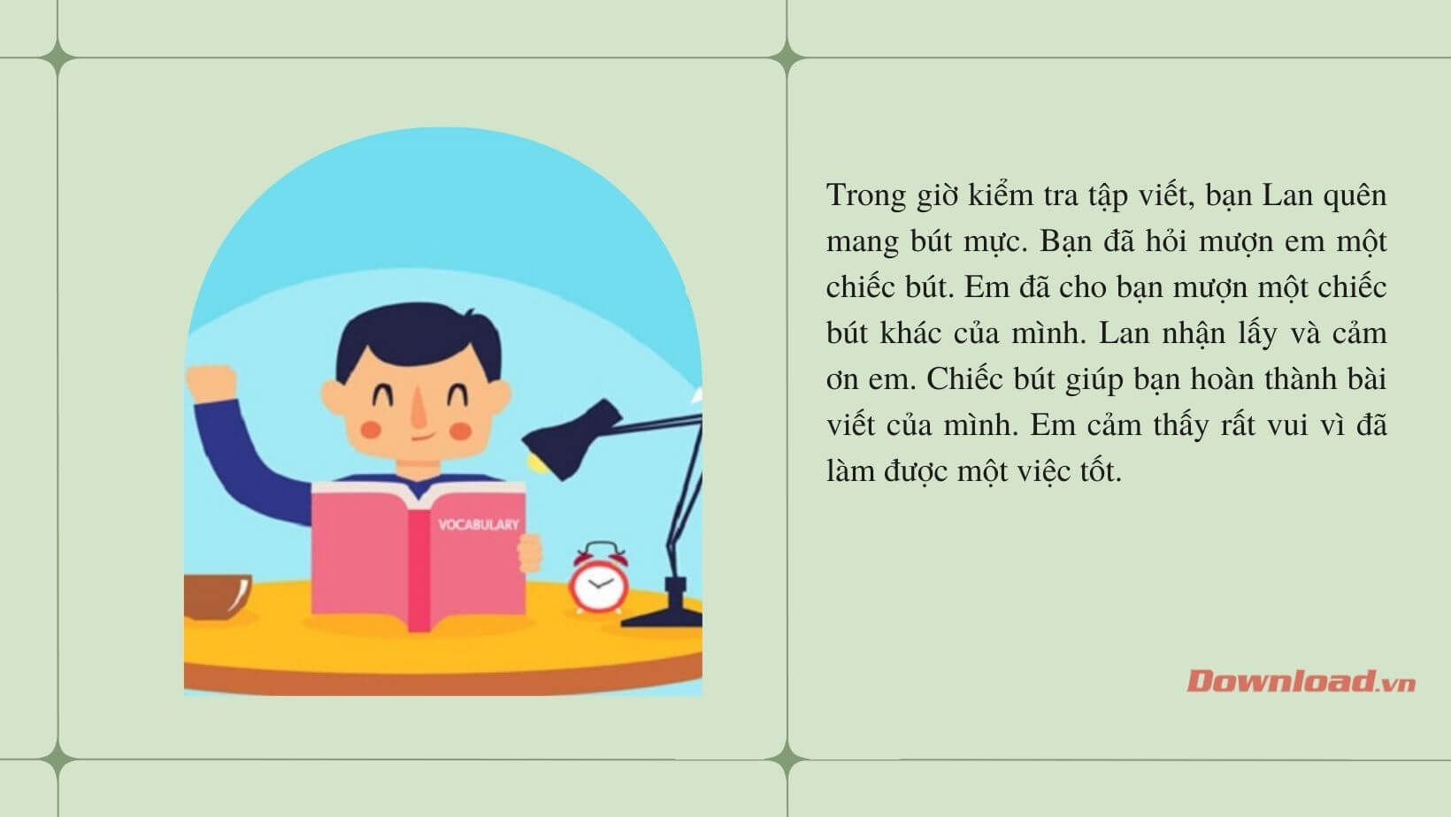 Kể về việc em đã giúp đỡ người khác