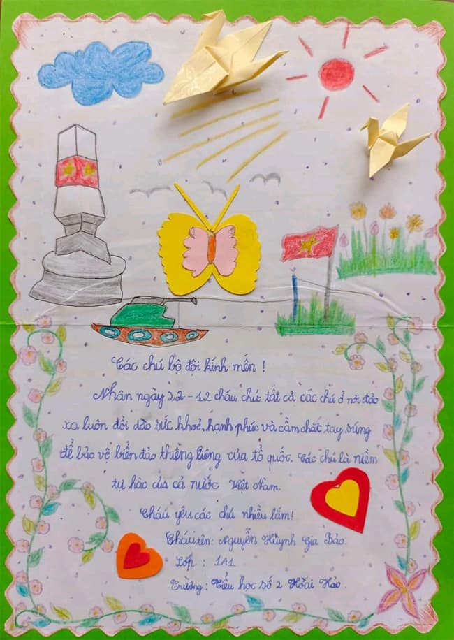 Thư gửi các chú bộ đội