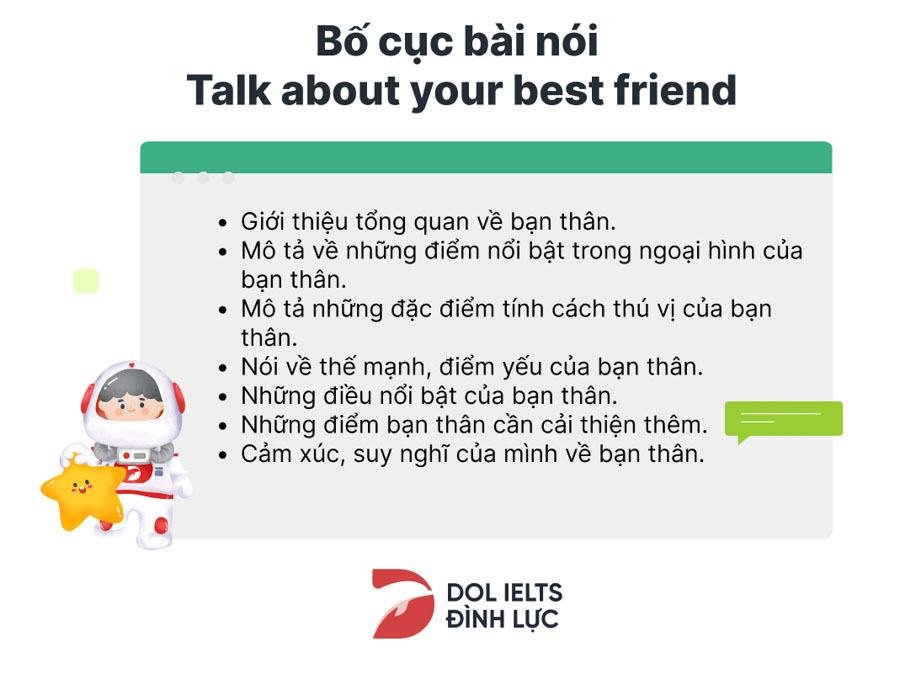 Introduce IELTS Speaking Topic Talk about your best friend