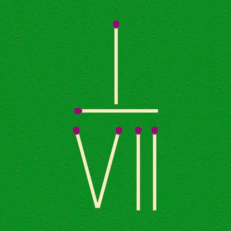 Bài tập xếp diêm số la mã (Nguồn ảnh: Sưu tầm internet)