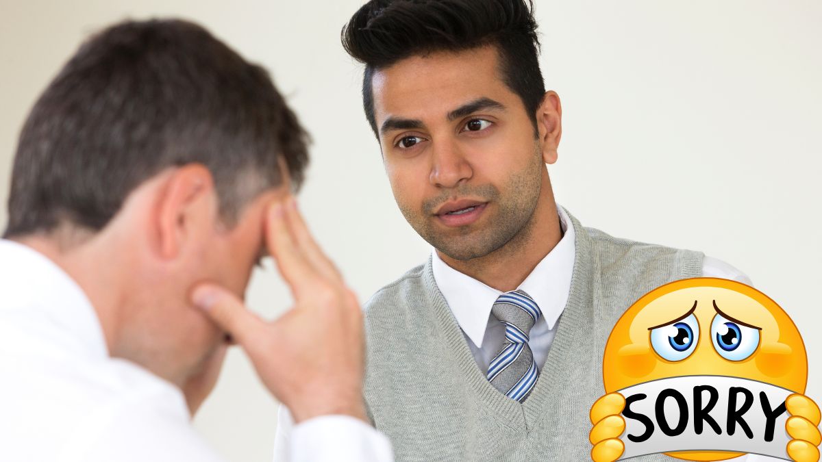 Lời xin lỗi chân thành trong công việc