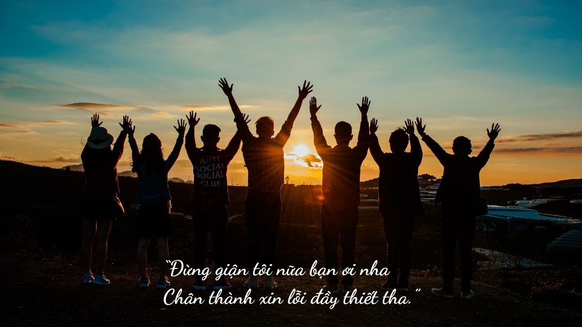 STT xin lỗi chân thành, cảm động