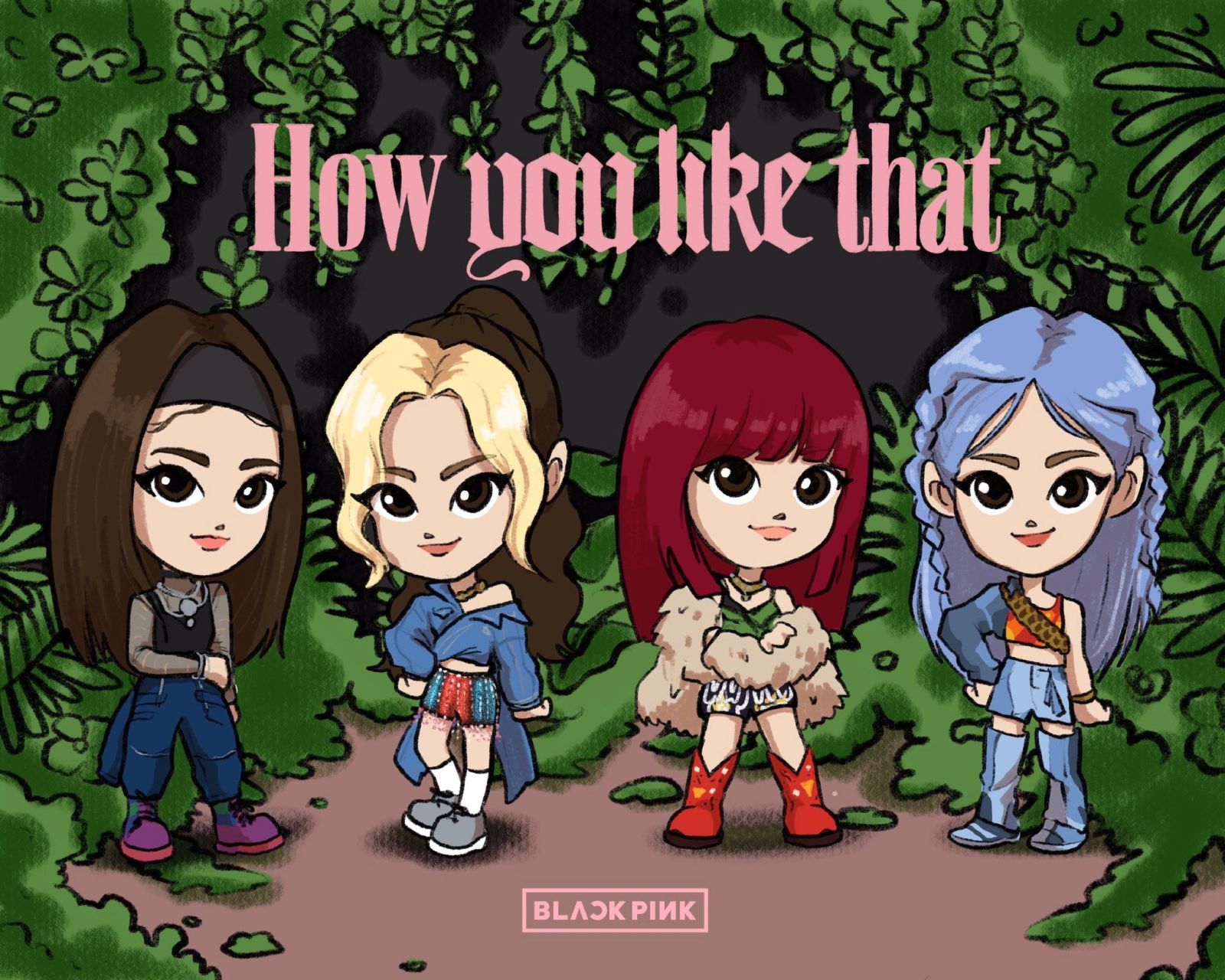 Hình ảnh chibi Blackpink dễ thương