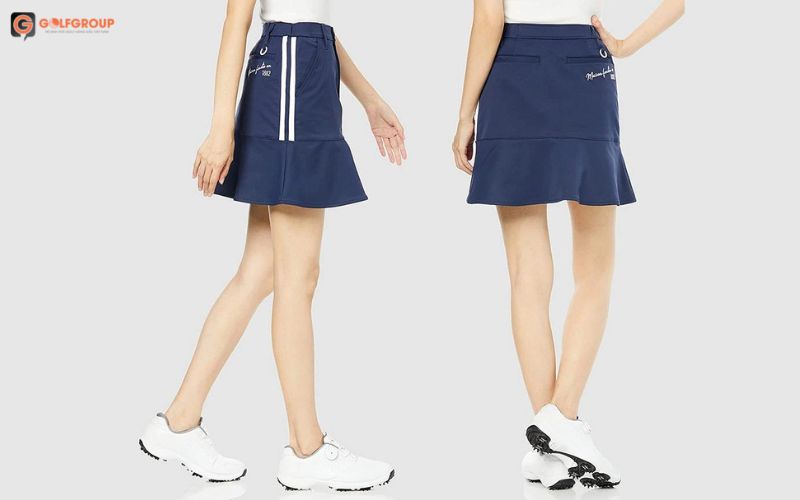 Váy đến từ thương hiệu Le Coq giúp tôn lên vóc dáng của golfer nữ