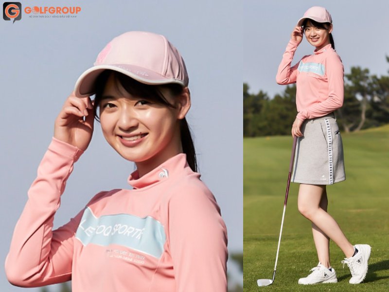 Mũ golf Le Coq thấm hút mồ hôi tốt