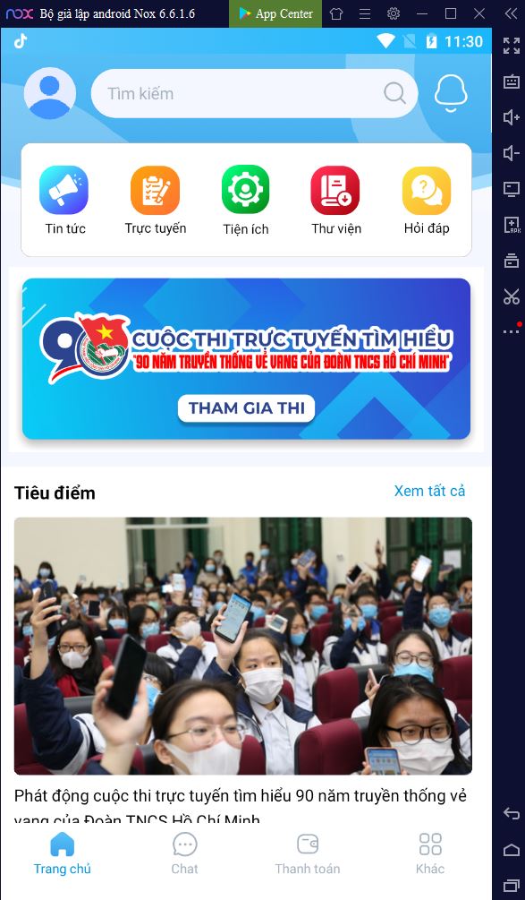 app thanh nien viet nam tren may tinh 3