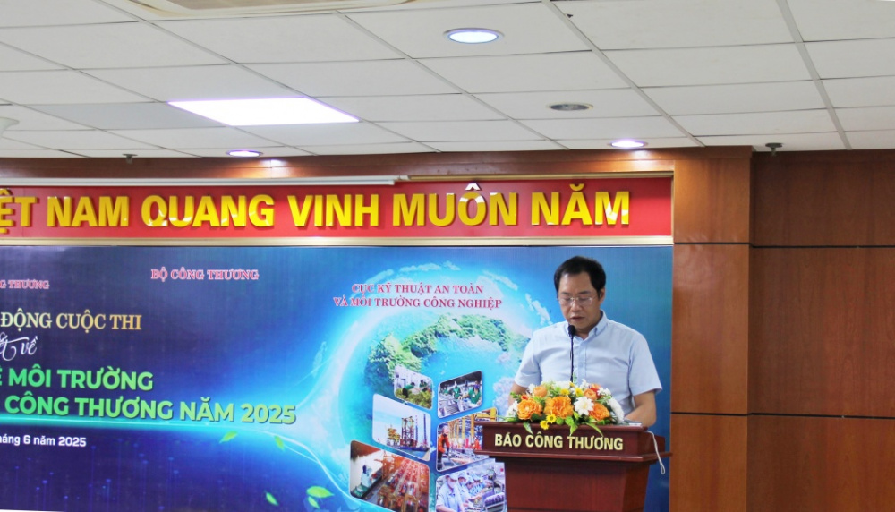 trình bài vè thể lệ Giải báo chí viết về bảo vệ môi trường Ngành Công Thương