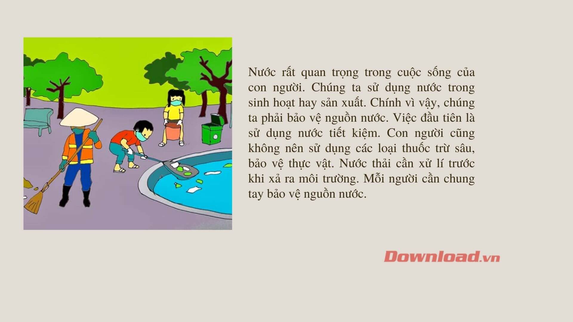 Kể về một việc tốt mà em đã làm để bảo vệ môi trường