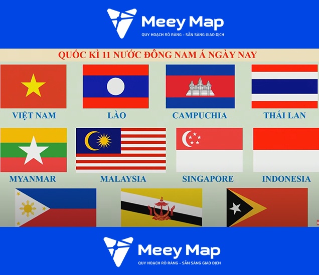 Cờ các nước Đông Nam Á