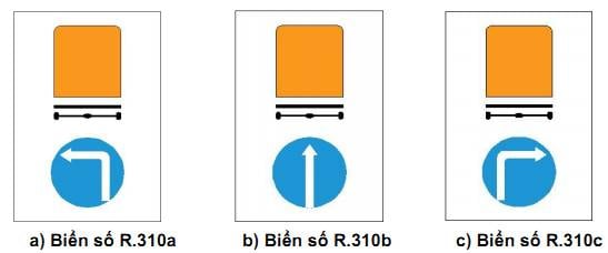 bien bao cac xe chi duoc re phai 3