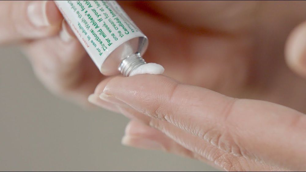 The patient may apply OTC hydrocortisone cream with at least 1% to reduce itching.