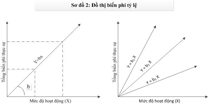 sơ đồ chi phí biến đổi tuyến tính