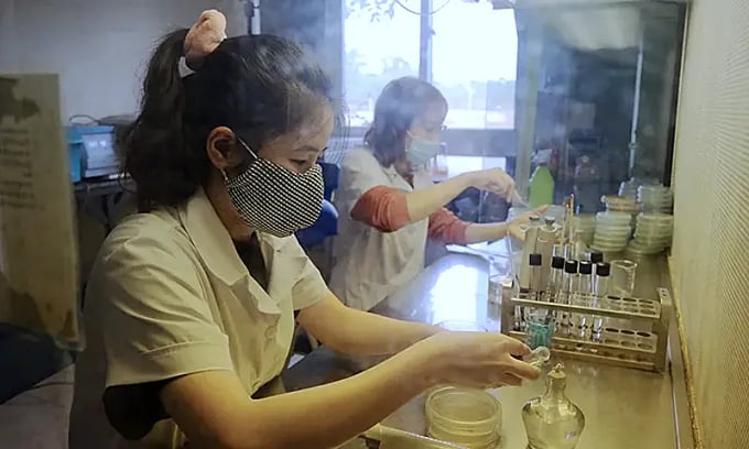Cán bộ nghiên cứu trẻ của Viện Môi trường Nông nghiệp. Ảnh: Bảo Thắng.