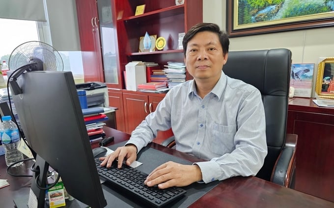 PGS.TS Mai Văn Trịnh - Viện trưởng Viện Môi trường Nông nghiệp. Ảnh: Bảo Thắng.