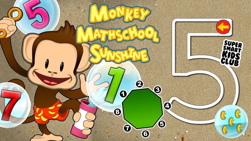 Cho bé học toán hình cùng Monkey Math (Nguồn ảnh: Sưu tầm internet)