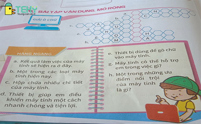 Ví dụ bài tập trong sách giáo khoa