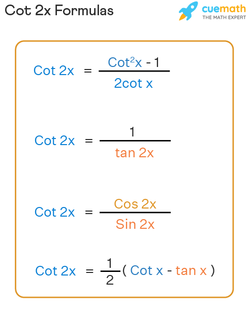 cot2x formula