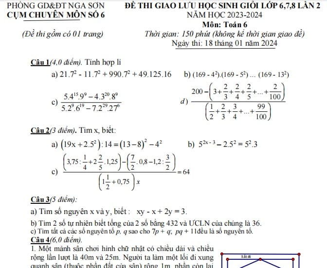 de thi hoc sinh gioi toan 6 cap truong 3