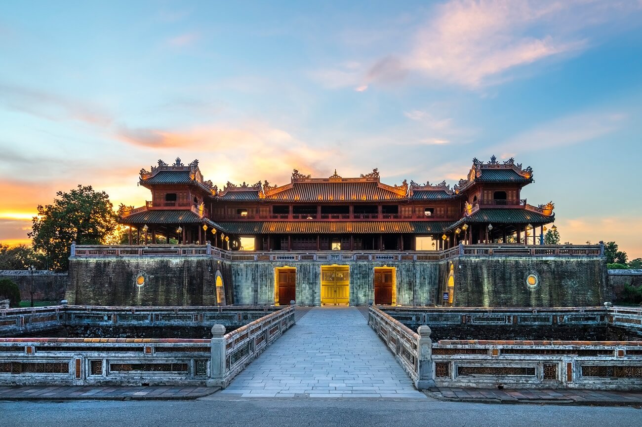 Đại Nội Huế khi hoàng hôn buông xuống